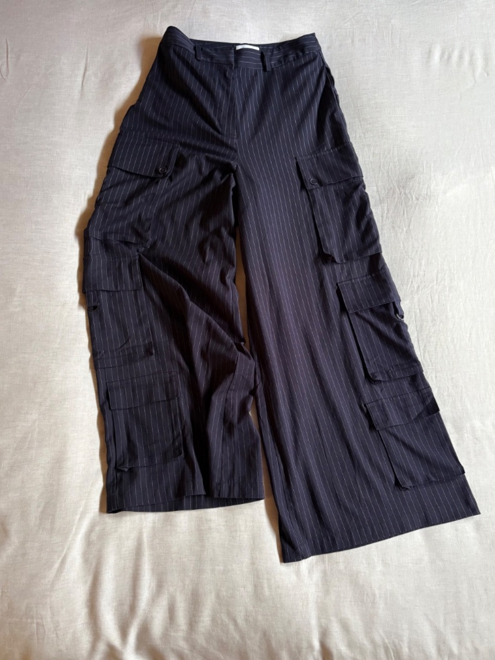 TwentySixHundred Pinstripe Utility Pants for Anthropologie